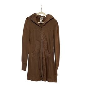 Prairie Underground Long Cloak Hoodie~ Tan/Khaki